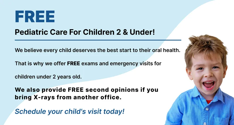 Free pediatric care for children 2 and under